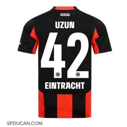 Muški Nogometni Dres Eintracht Frankfurt Can Uzun #42 Domaci 2025-26 Kratak Rukav